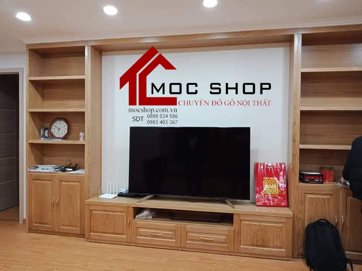 tủ tivi gỗ tự nhiên